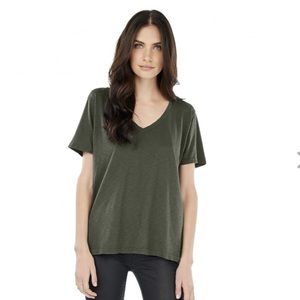 Micheal Stars SUPIMA COTTON SLUB V NECK